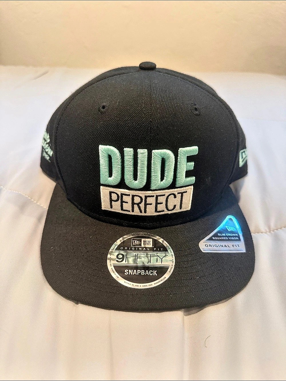 New Era Dude Perfect Pound It Noggin Tour 9FIFTY Snapback Hat Black & Green